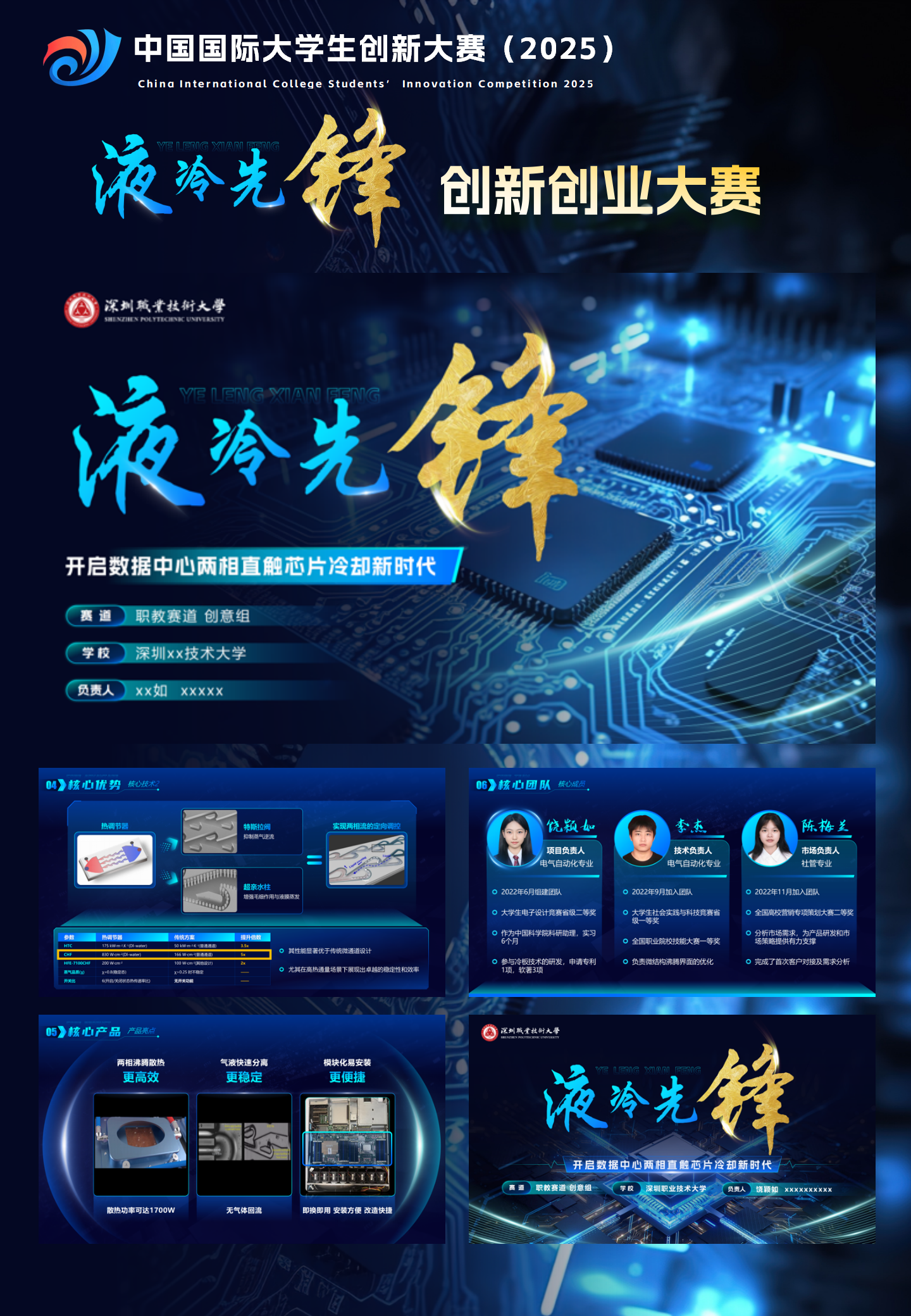 1700W数据中心散热方案 – 创新大赛项目