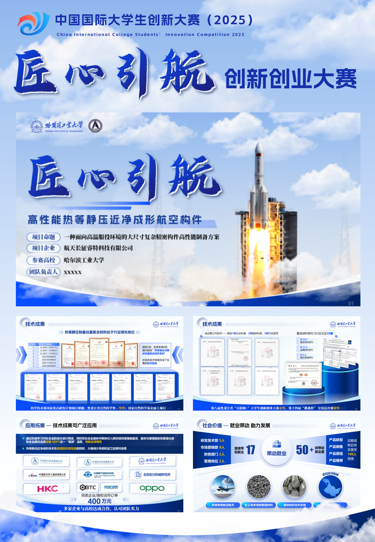 航天级热等静压成形技术PPT方案 – 项目参赛路演